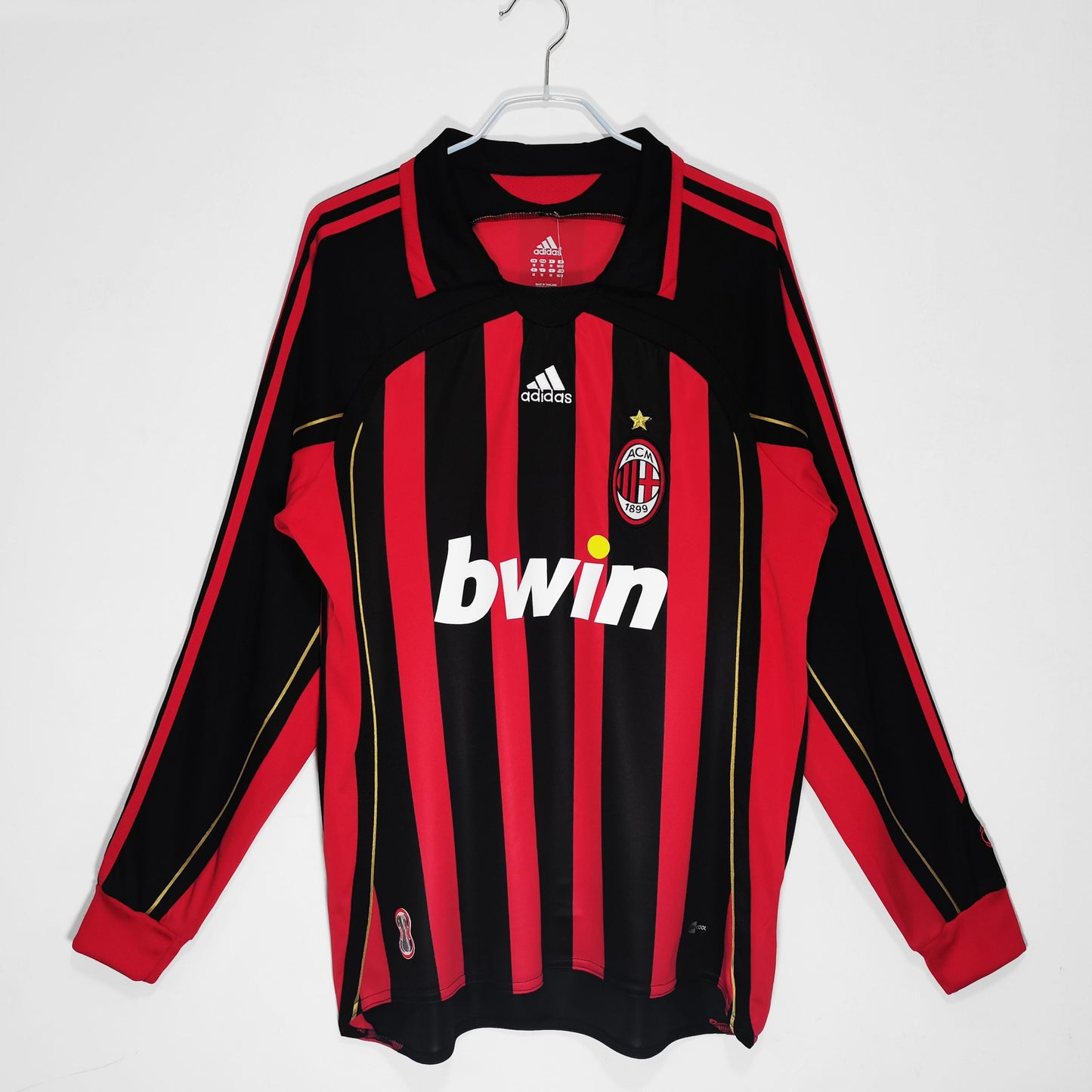 06/07 AC Milan Jersey home kit long arms